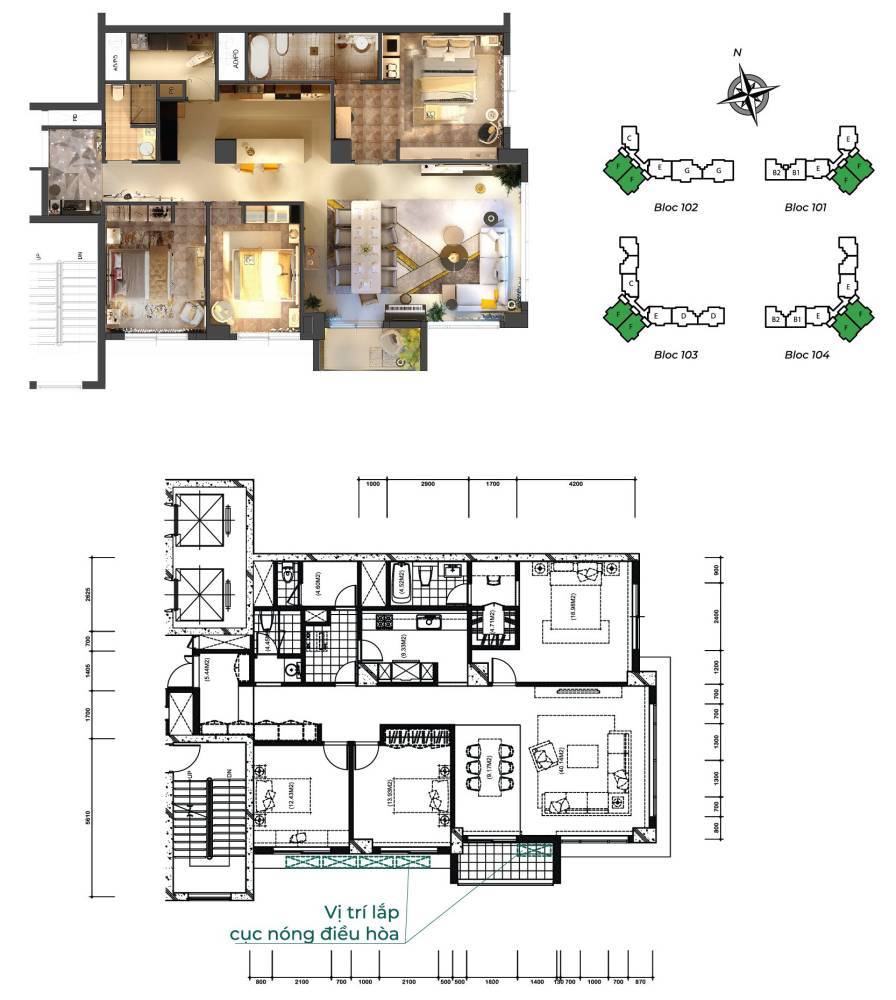 Thiết kế căn hộ chung cư Essensia