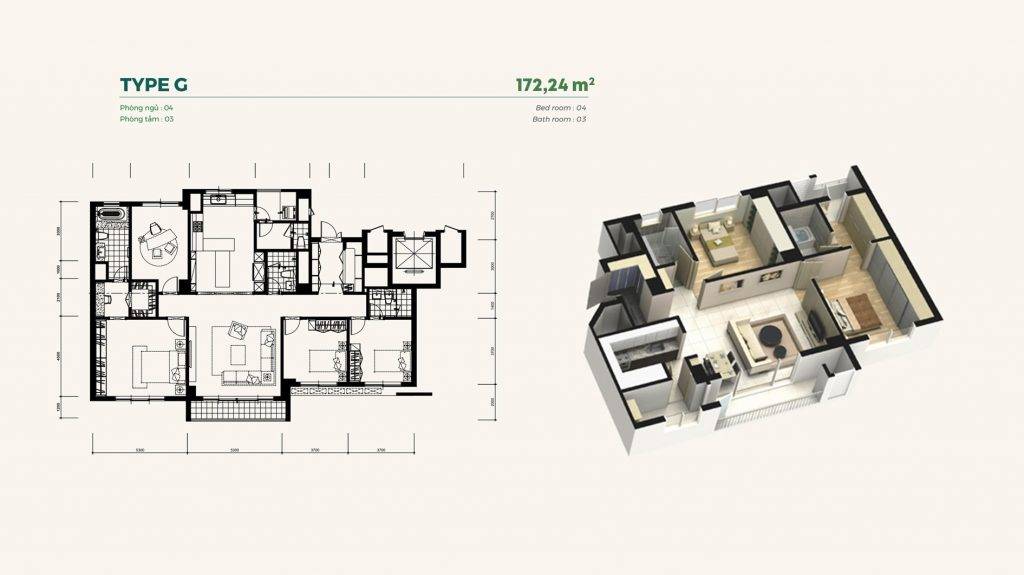 Thiết kế căn hộ chung cư Essensia